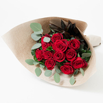 Flower Delivery Japan | 12 Red Roses Bouquet