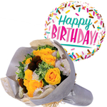 Florist in Japanese – Roses with Balloon