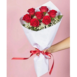 7 Red Roses Bouquet Delivery in Tokyo