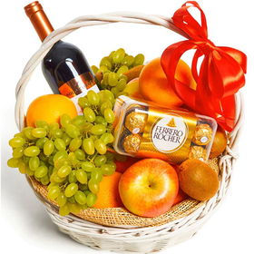 Fruit Basket in Japan | Sparkling Juice & Fruits Gift