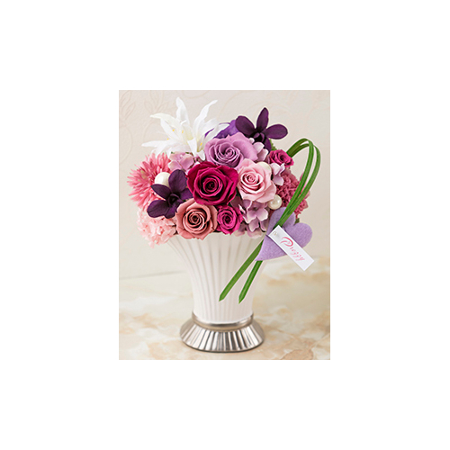 Preserved Flower Japan – Violet Preserve Flower Arrangement