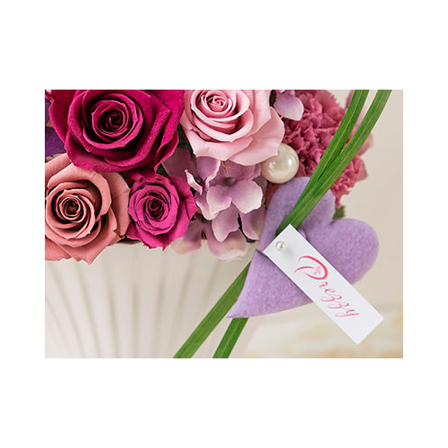 Preserved Flower Japan – Violet Preserve Flower Arrangement