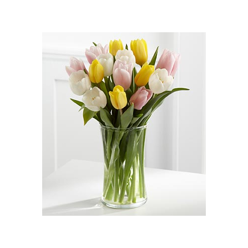 12 Mix Color Tulips Bouquet Delivery Japan